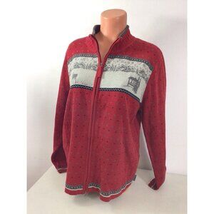 Woolrich Sweater Full Zip Womens XL